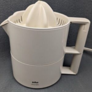 Braun CitroMatic 4173 Electric Citrus Juicer Squeezer Press Reamer Vintage WORKS